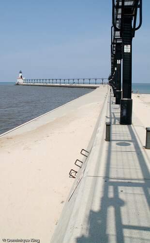 Michigan City Pier Lighthouse Indiana-3