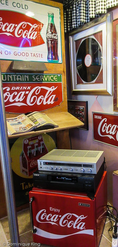 Dawson and Stevens, 50s Diner, Bottle Cap Museum, Grayling, Michigan