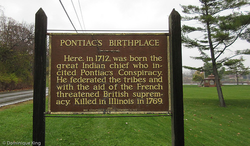 Chief Pontiac birthplace, Pontiac Metro Park, Defiance, Ohio