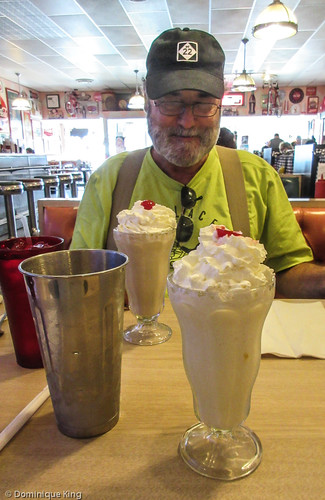 Dawson and Stevens, 50s Diner, Bottle Cap Museum, Grayling, Michigan