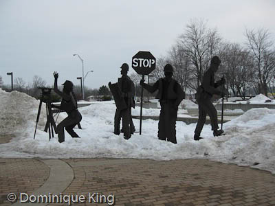 Clare (MI) Highway worker tribute