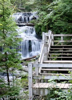 Michigan,Munising,waterfalls